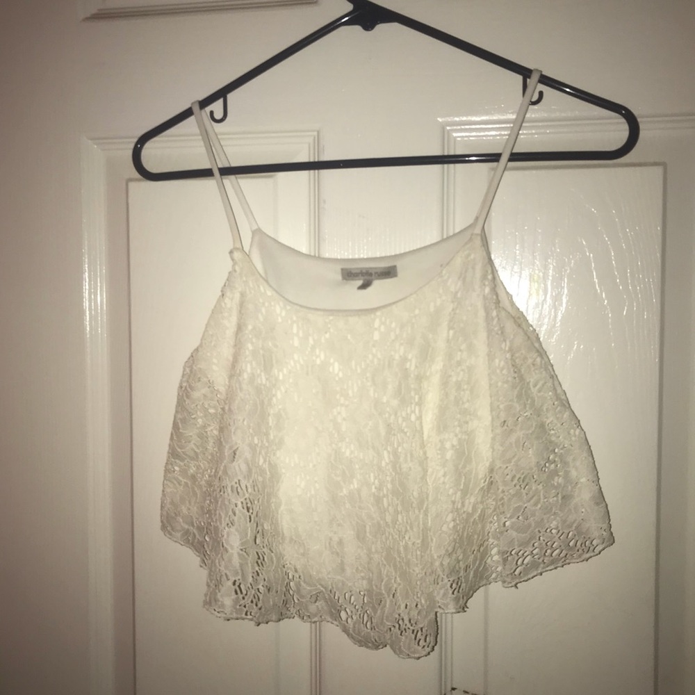 Charlotte Russe crop top tank top